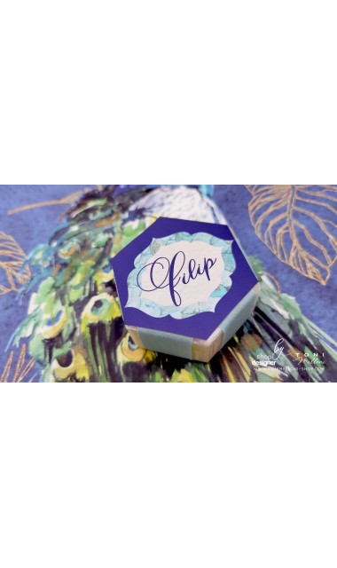 Trusou botez cu pauni pentru baieti Royal Peacock  11